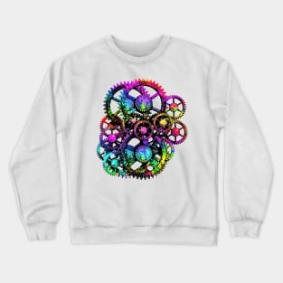 “Psychedelic Gears” Crewneck Sweatshirt